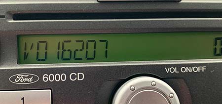 6000 cd mk2 serial on screen